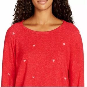 Buffalo Red Heart pattern soft Sweater size M